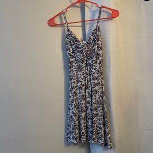 White floral dress from garage